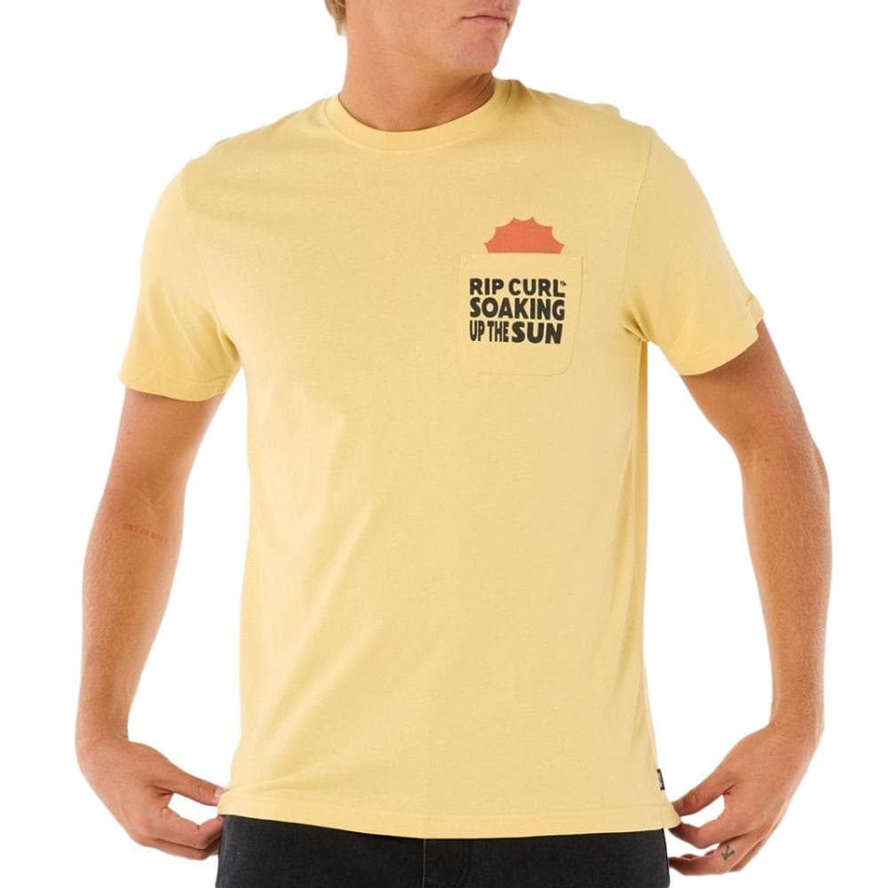 T-Shirt Jaune Homme Rip Curl Sun Soaker 1