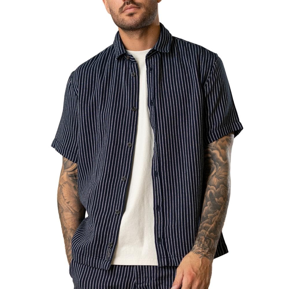 Chemise Marine Homme Petrol Industries Sleeve Uni 1 1