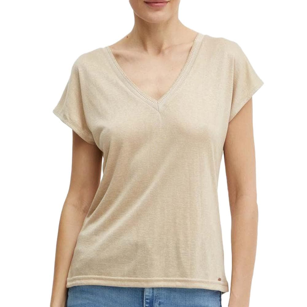 T-shirt Beige Femme Morgan Fantaisie 241 DAGA 1