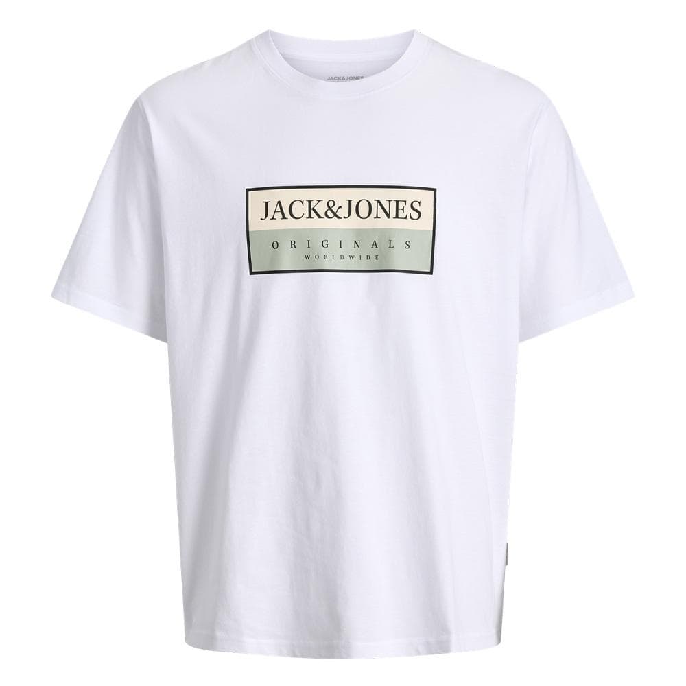 T-Shirt Blanc Homme Jack & Jones Frederiksberg 1