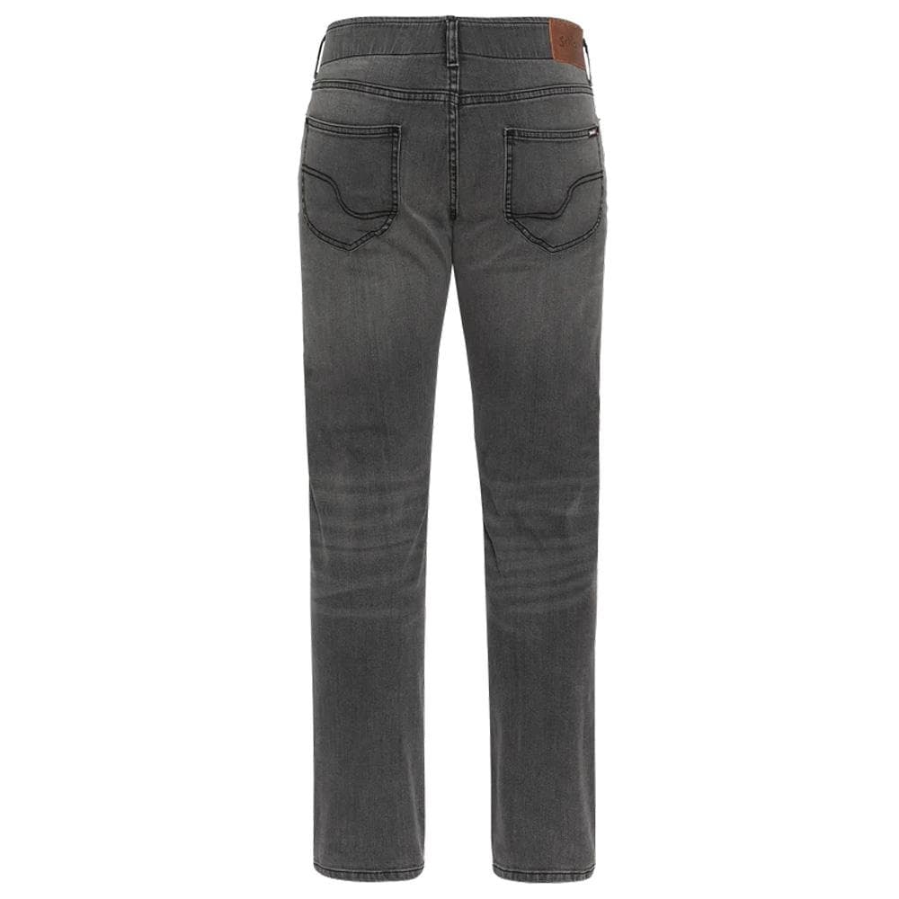 Jean Droit Gris Délavé Homme Schott TRD196832 3
