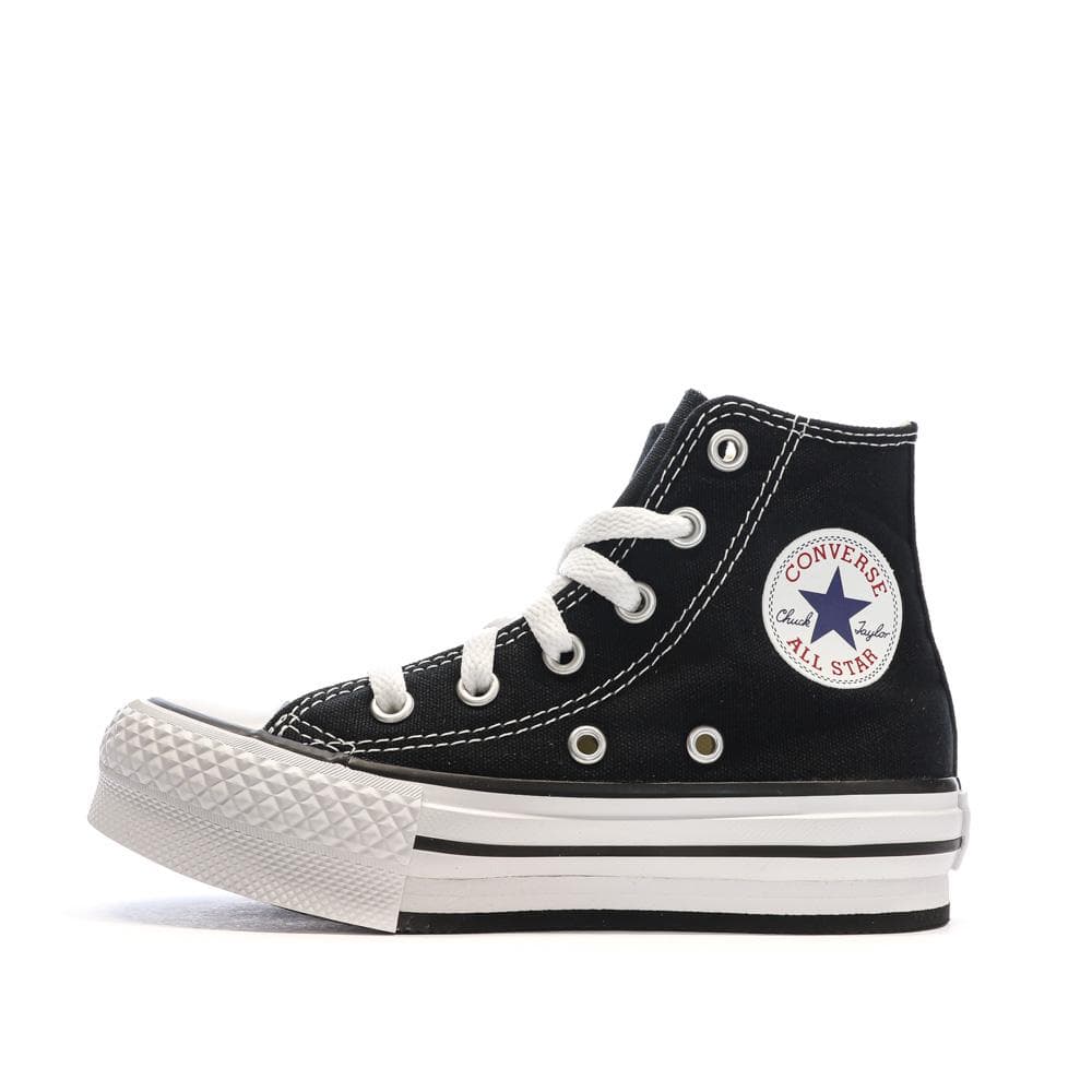 Baskets Noires Fille Converse All Star Eva Lift 1