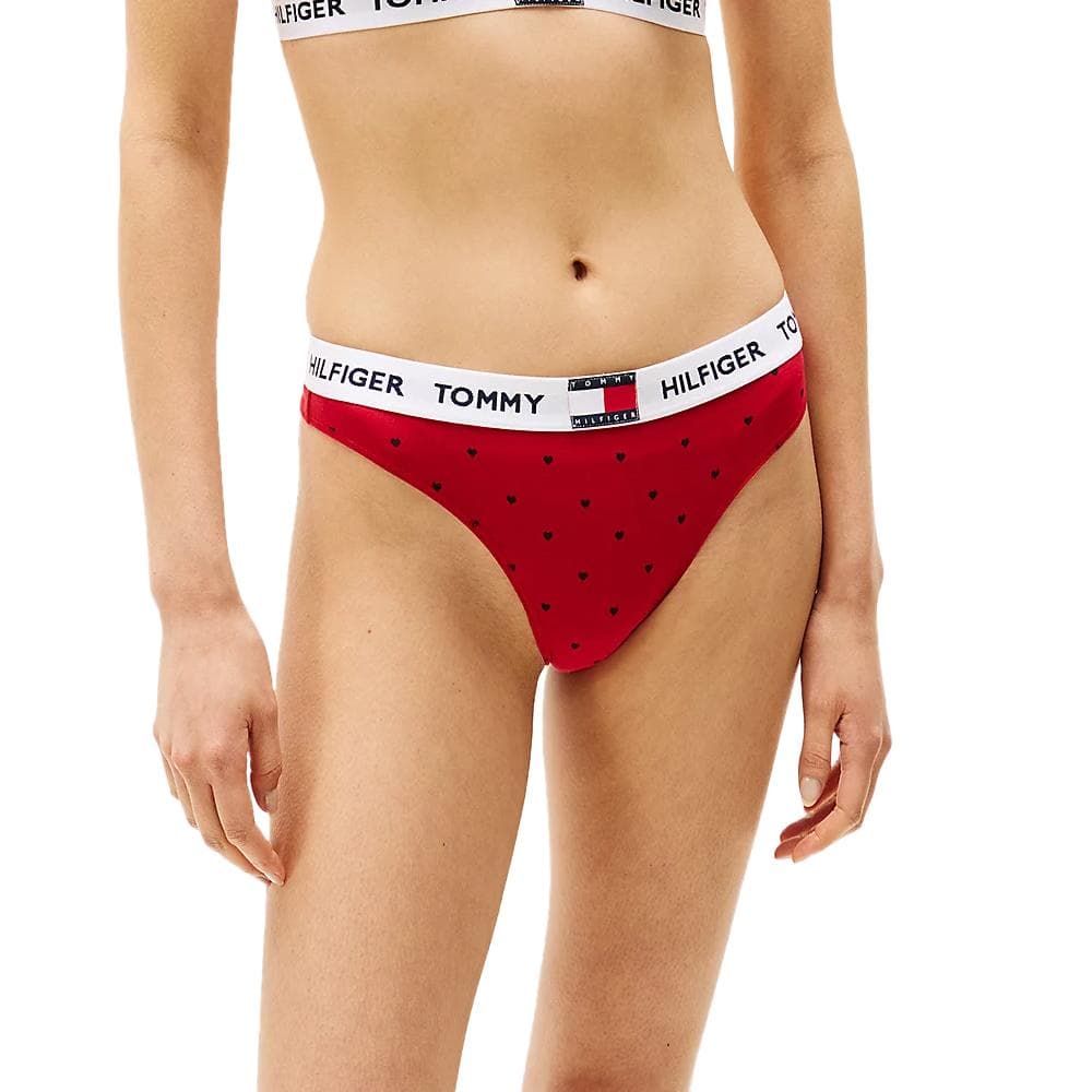 Strings Rouge/Noir Femme Tommy Hilfiger Classic 1