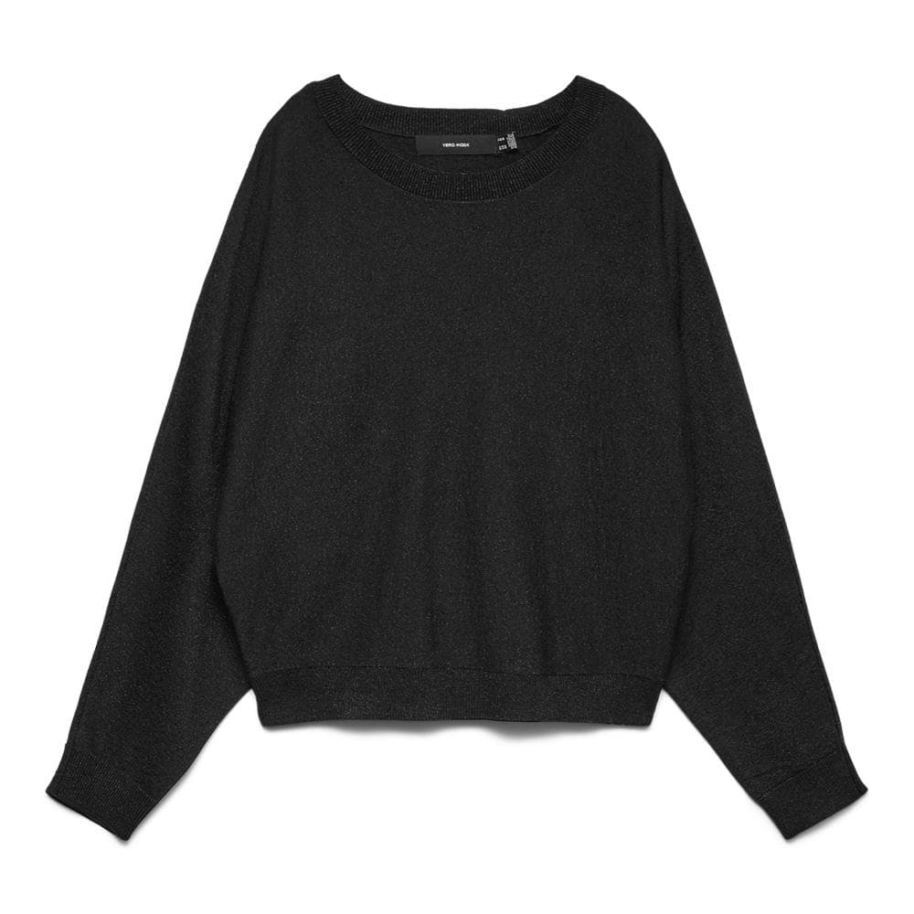 Pull Noir Femme Vero Moda Happyglitter Batwing 1