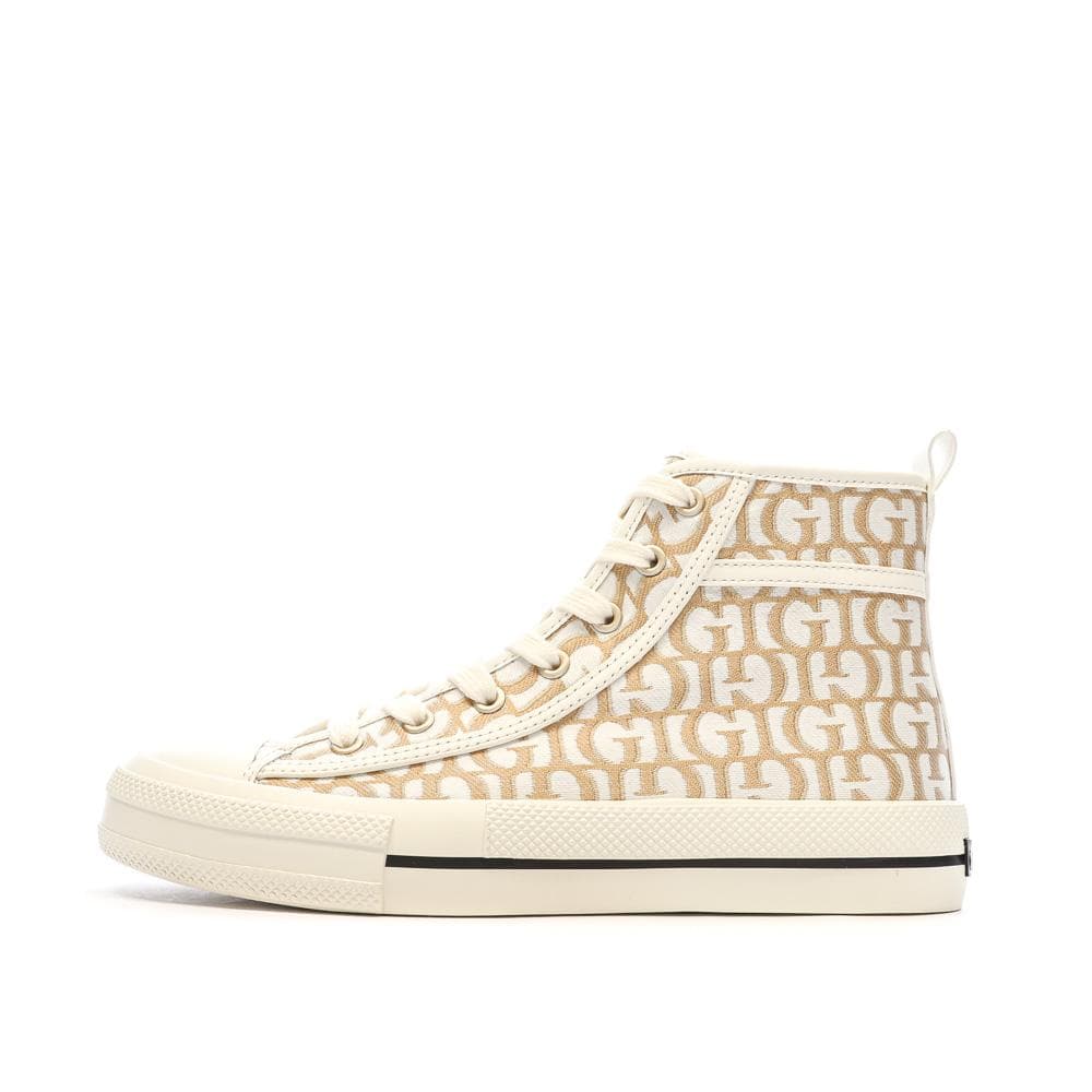 Baskets Blanches/Marron Femme Guess Colyn 1