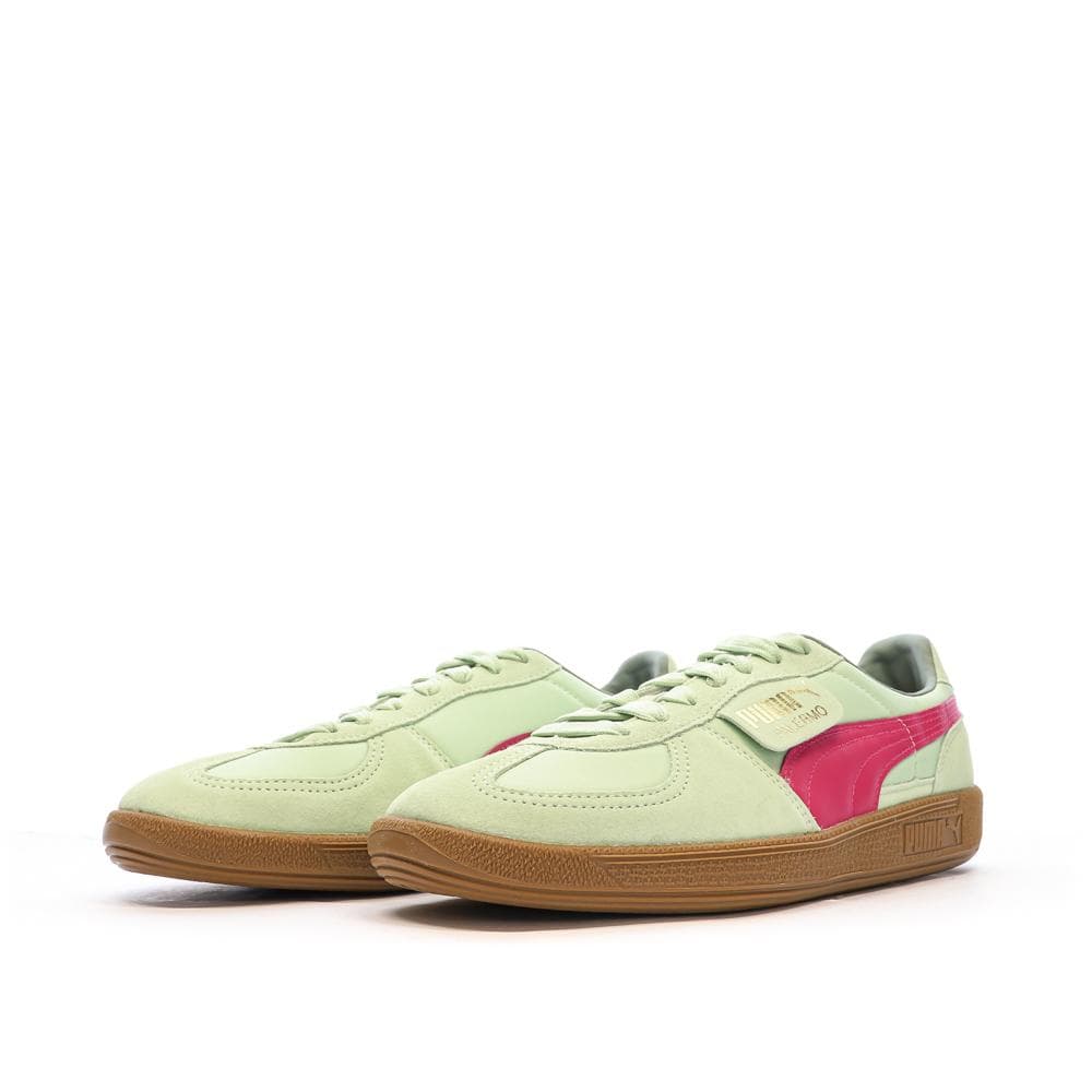 Baskets Verte/Rose Homme Puma Palermo 6