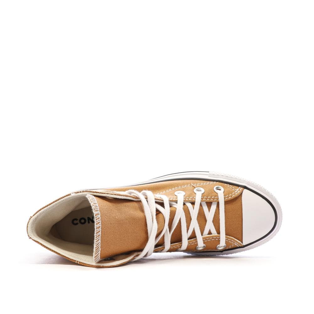 Baskets Jaune Converse Femme Chuck Taylor All Star Lift 4