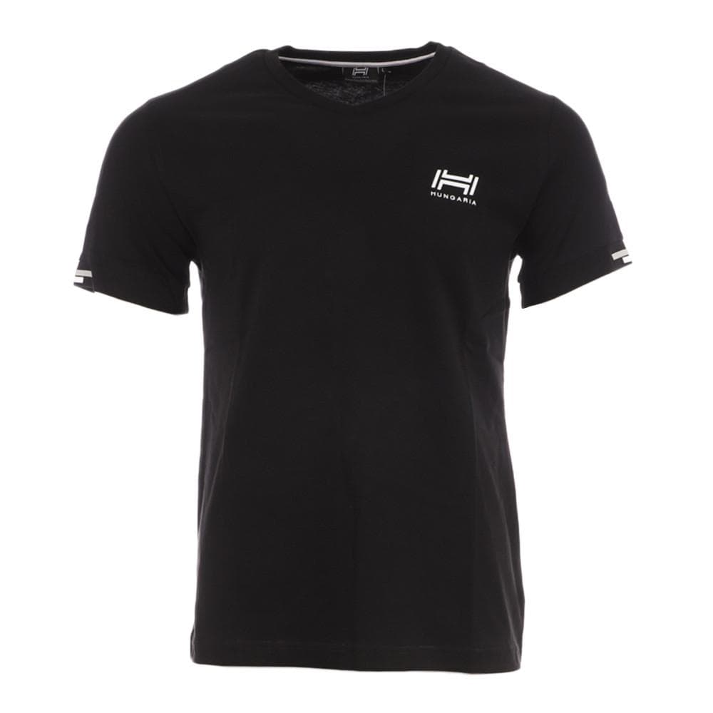T-shirt Noir Homme Hungaria Donati 1