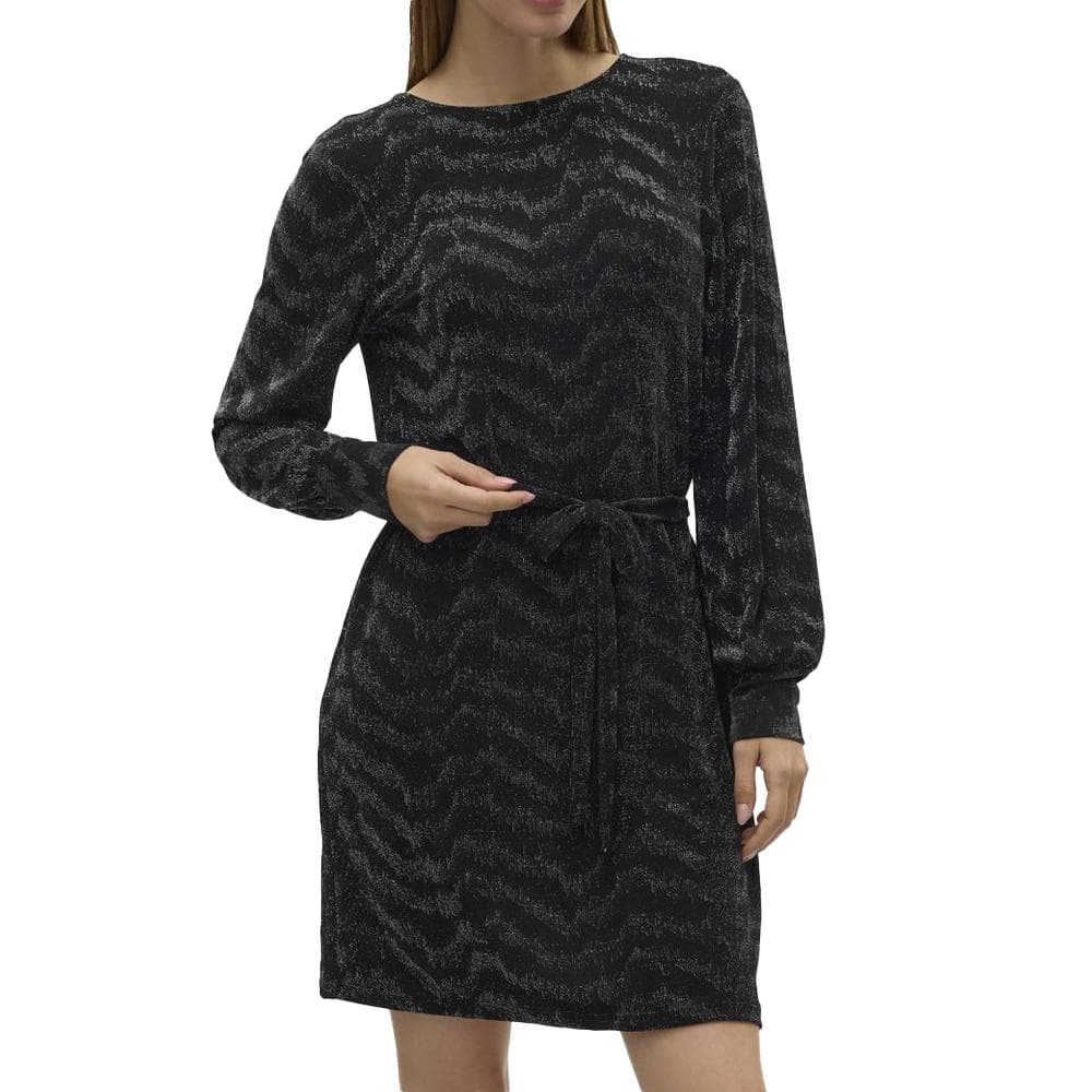 Robe Noir/Argent Femme Vero Moda Lucy 1