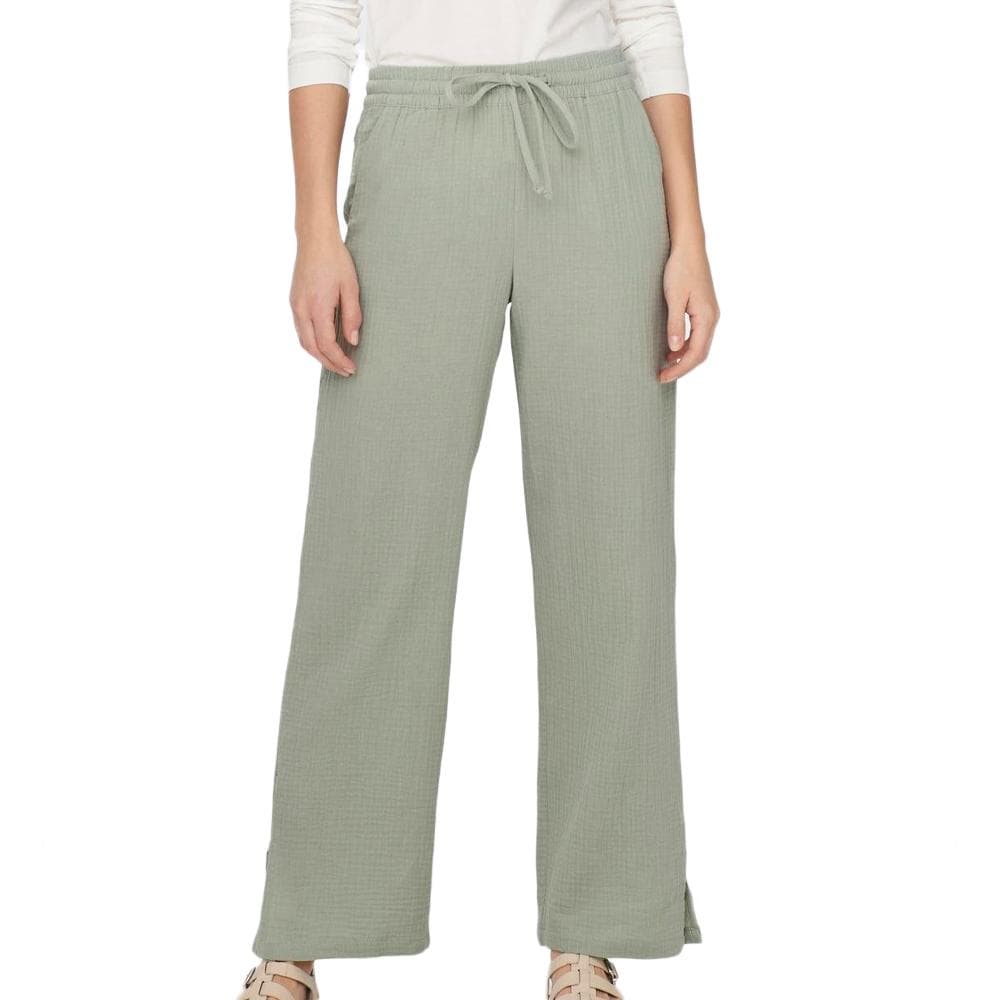 Pantalon Vert Femme JDY Theis Wide 1