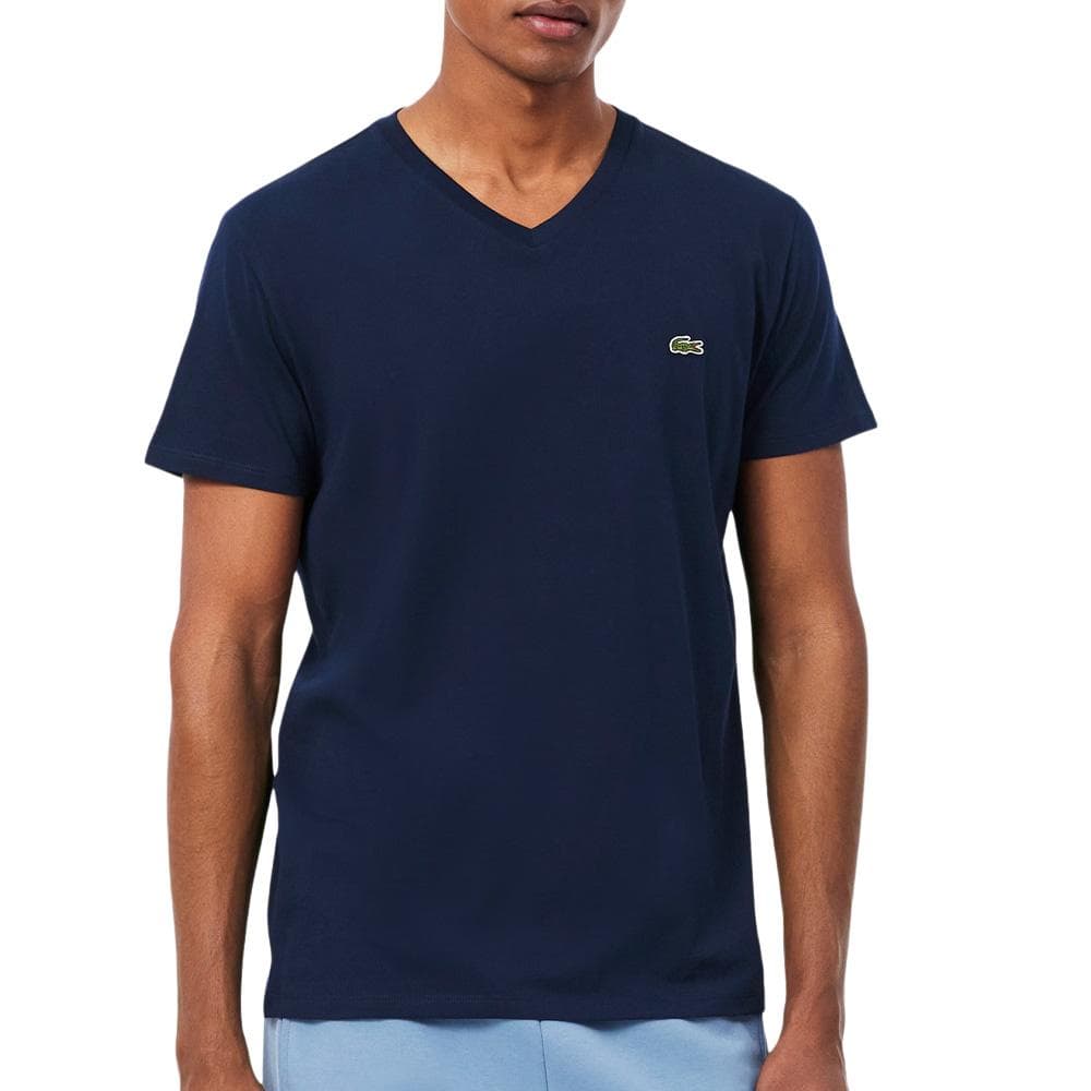T-Shirt Marine Homme Lacoste TH5077 1