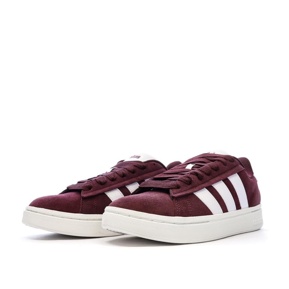 Baskets Bordeaux Homme Adidas Grand Court Alpha 00s 6