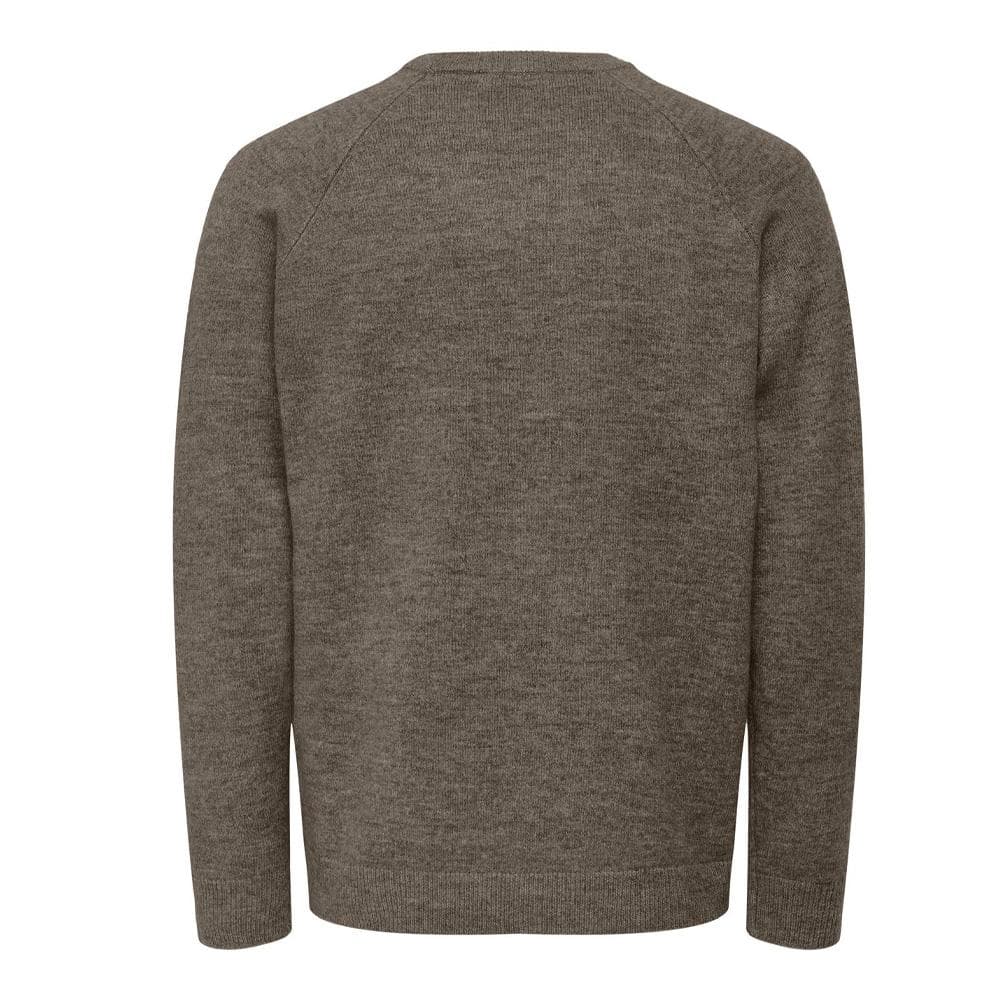 Pull Marron Chiné Homme Only & Sons Thomas 2