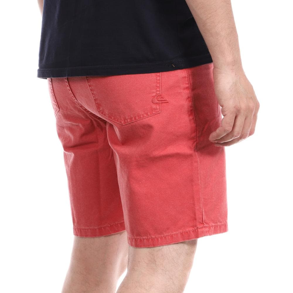 Short Rouge Délavé Homme Quiksilver Les Dunes 2