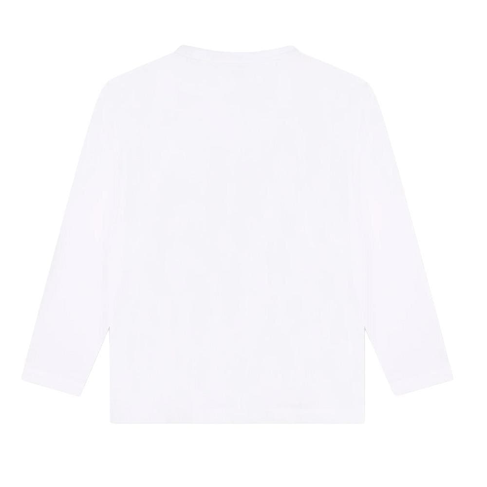 T-Shirt Manches Longues Blanc Ado Timberland T60293 2