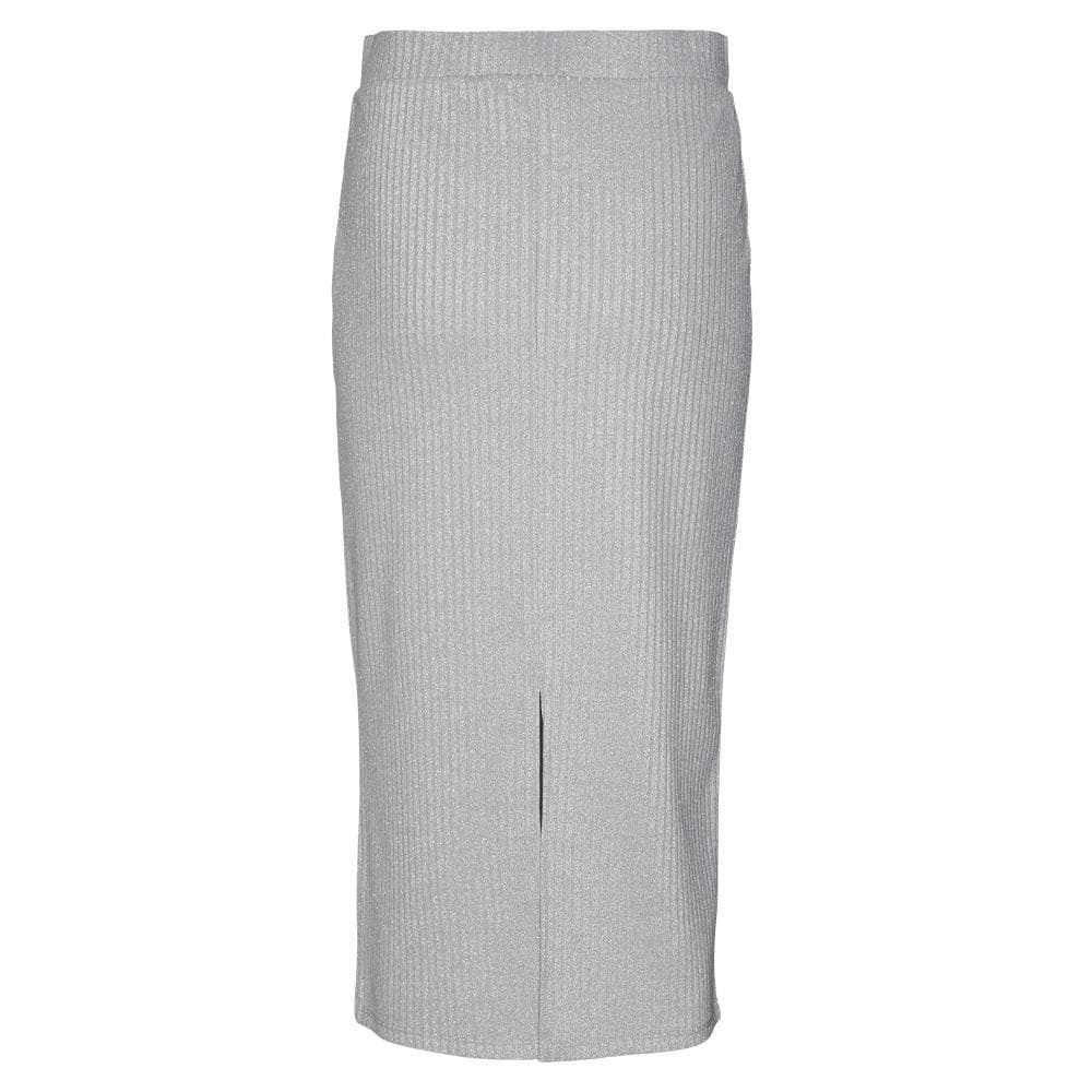 Jupe Gris Clair Femme Vero Moda Cora Calf 2