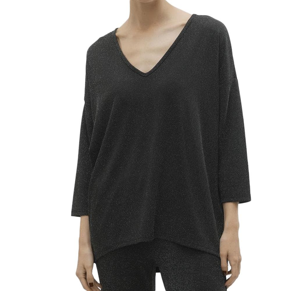 Blouse Noir Femme Vero Moda Kanva 3/4 1