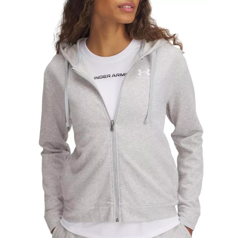 Sweat Gris Femme Under Armour Rival Terry 1