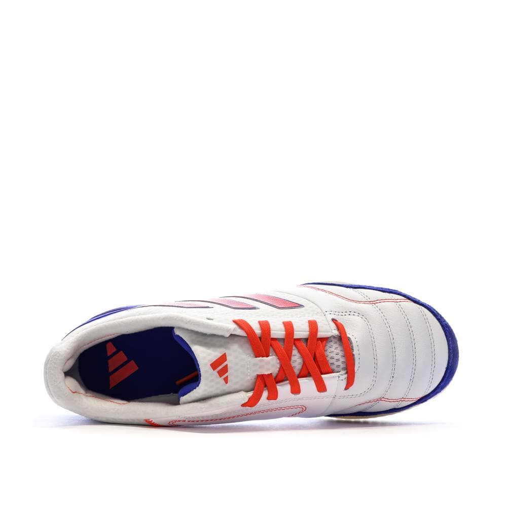 Chaussures de Futsal Blanches/Bleu Homme Adidas Sala 4