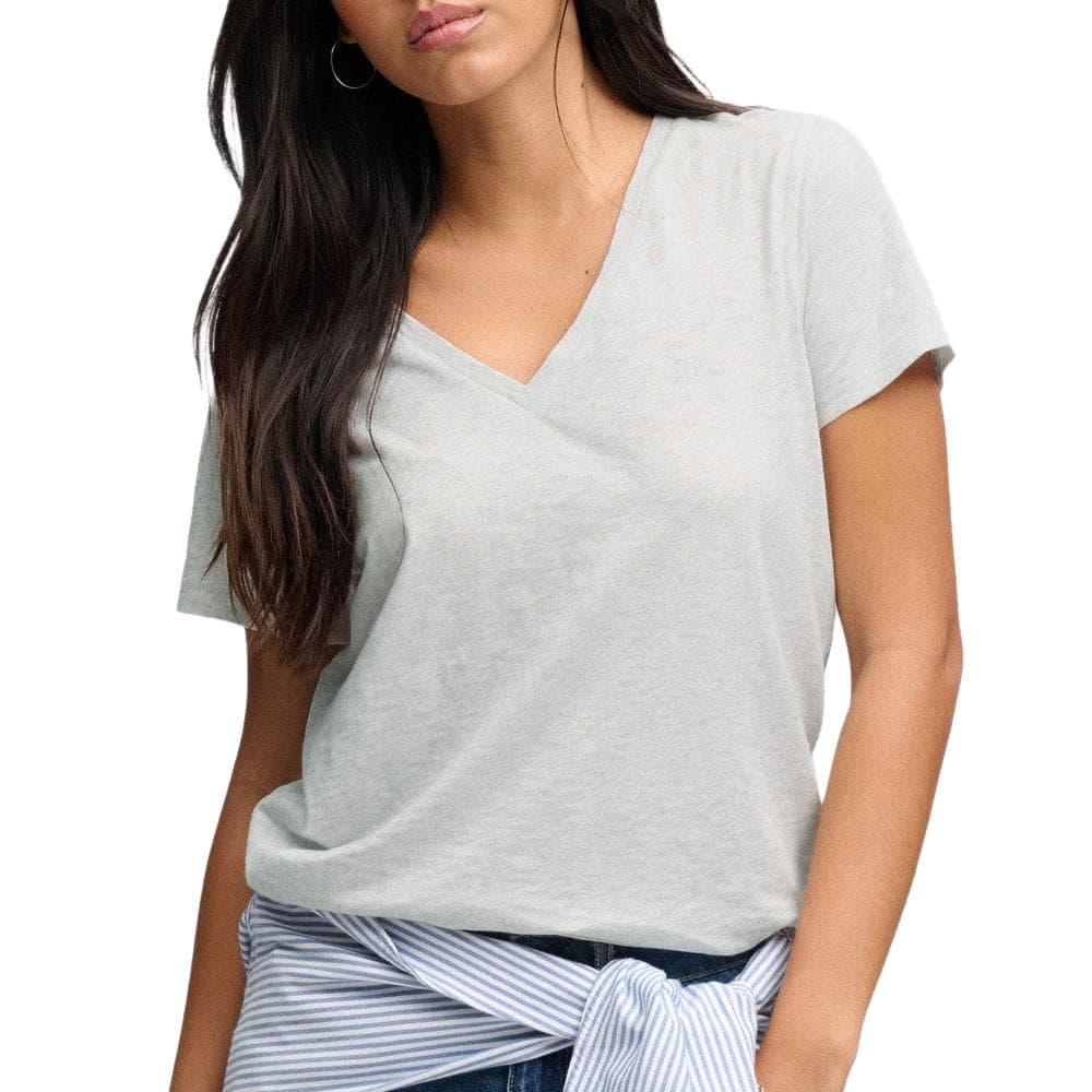 T-Shirt Gris Femme Superdry Studioss 1