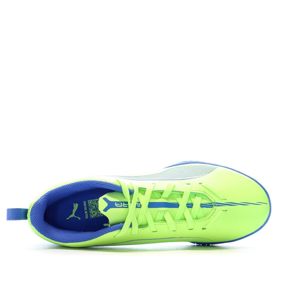 Chaussures de Foot Jaune Fluo Junior Puma Ultra 5 Play TT 4