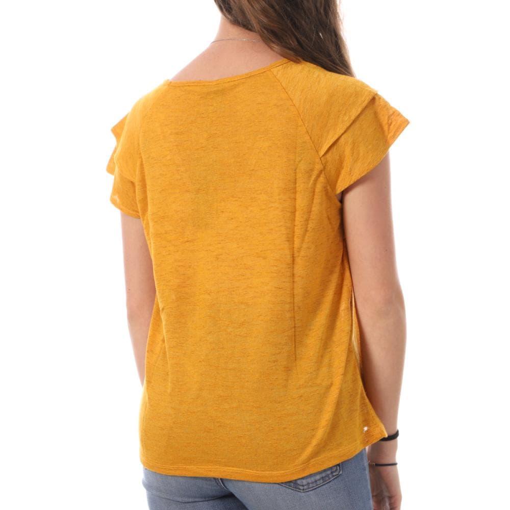 T-shirt Jaune Femme Vero Moda Lina 2