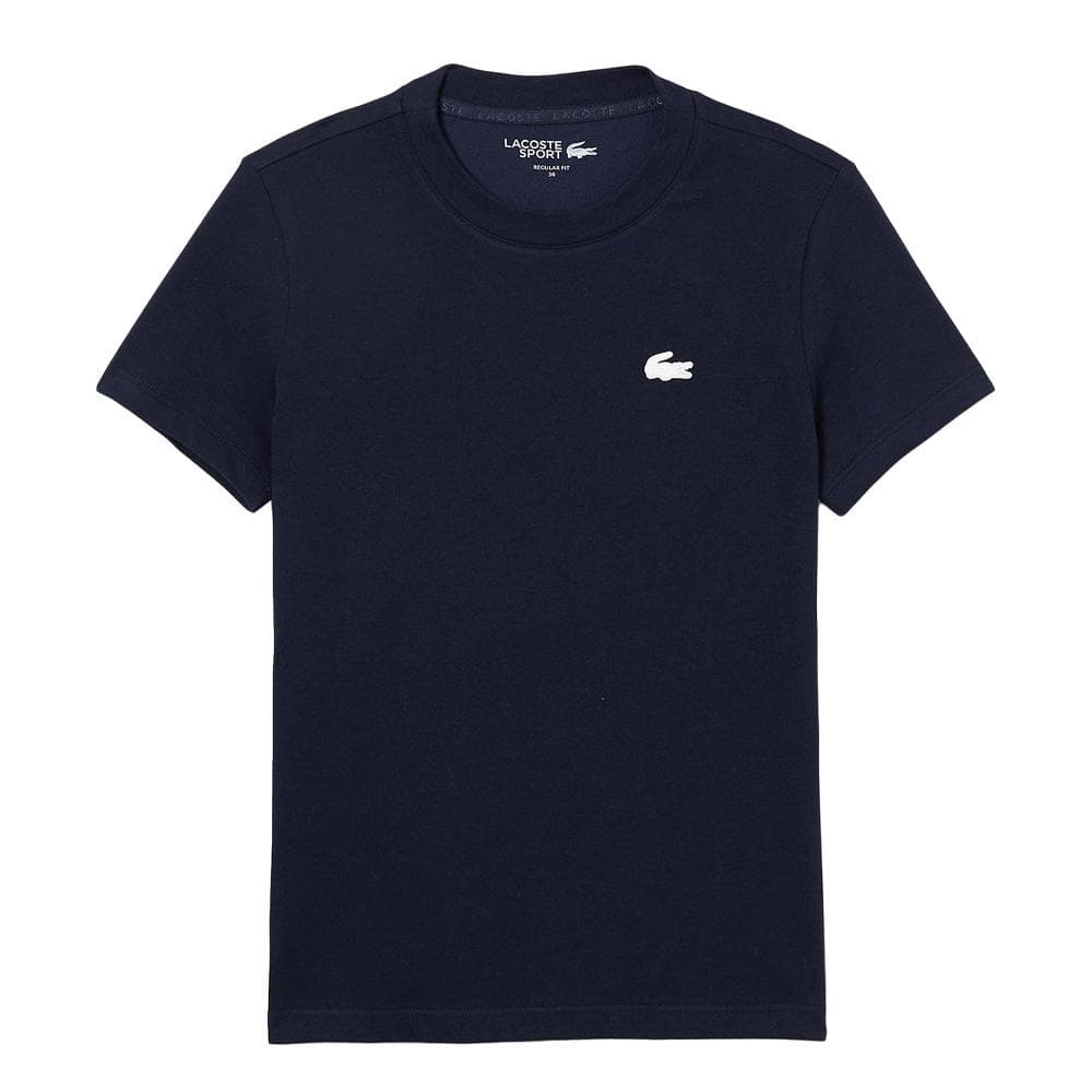 T-Shirt Marine Femme Lacoste TF9246 2