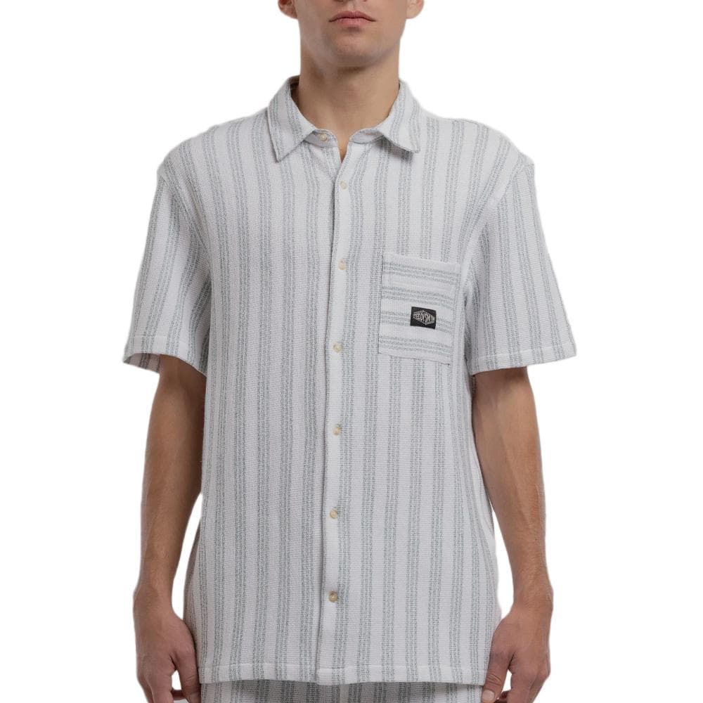 Chemise Ecru/Verte Homme Teddy Smith Akuma 1