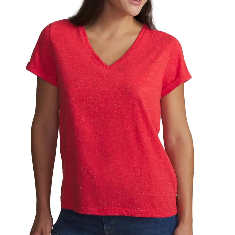 T-shirt Rouge Femme TBS ADINATEE 29418 1