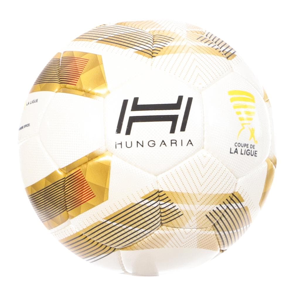 Ballon Coupe de la Ligue Blanc/Doré Hungaria 1