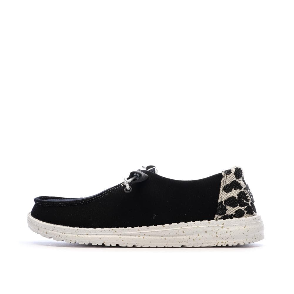 Chaussures Noir Femme Hey Dude Blackleopard 1