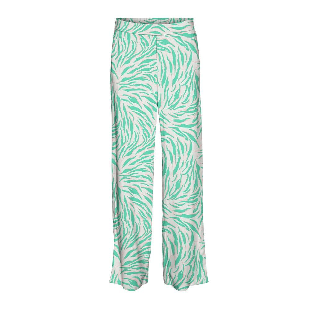 Pantalon Fluide Vert/Jaune/Rose à Motifs Femme Vero Moda Easy Joy 1