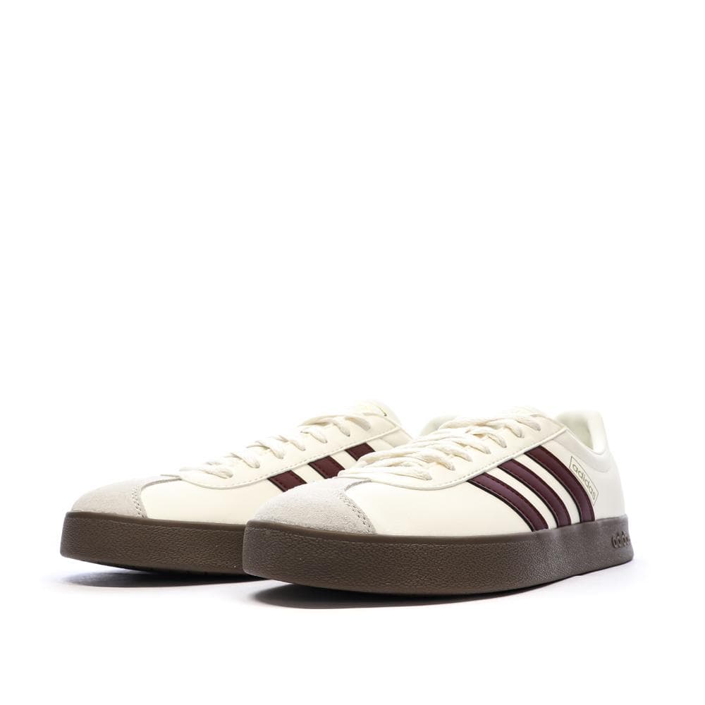 Baskets Beiges/Rouges Homme Adidas Vl Court 2.0 6