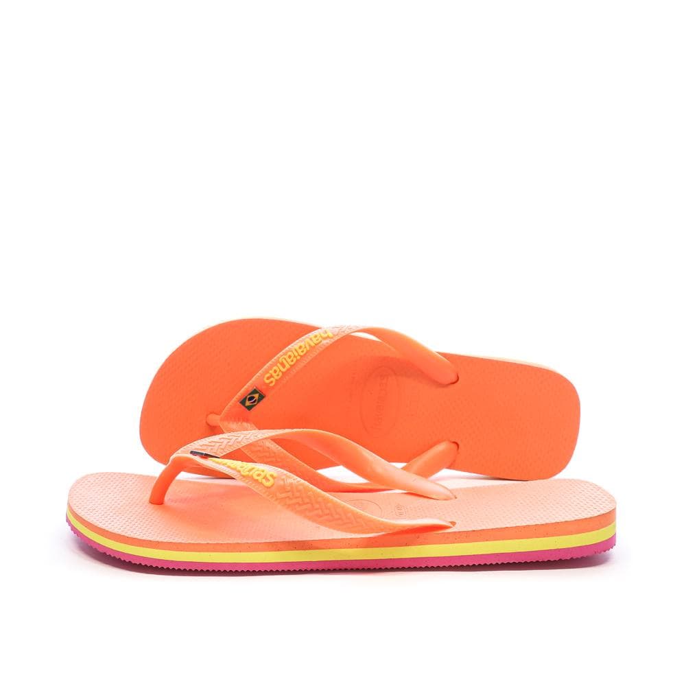 Tongs Orange Homme Havaianas Brasil Layers 1