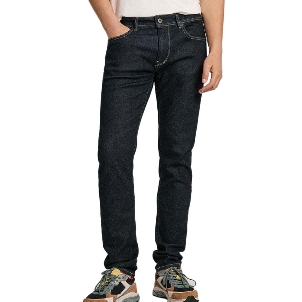 Jean Droit Bleu Brut Homme Pepe Jeans Tapered Jeans Stanley 1