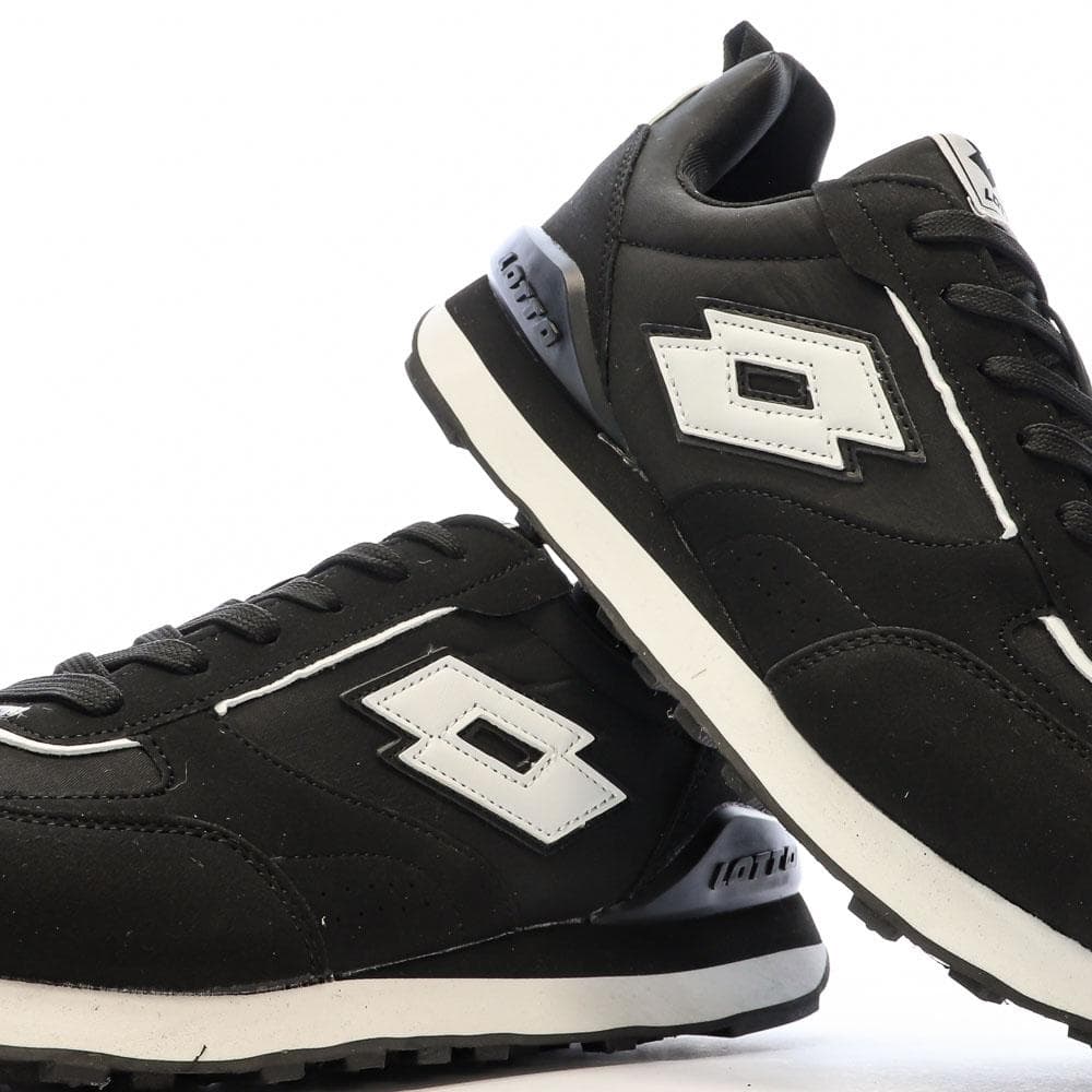 Baskets Noir/Blanche Homme Lotto Twenty 5 7