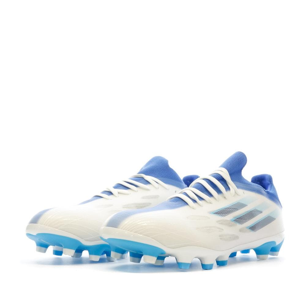 Chaussures de Football Blanche/Bleu Mixte Adidas X Speedflow.2 6