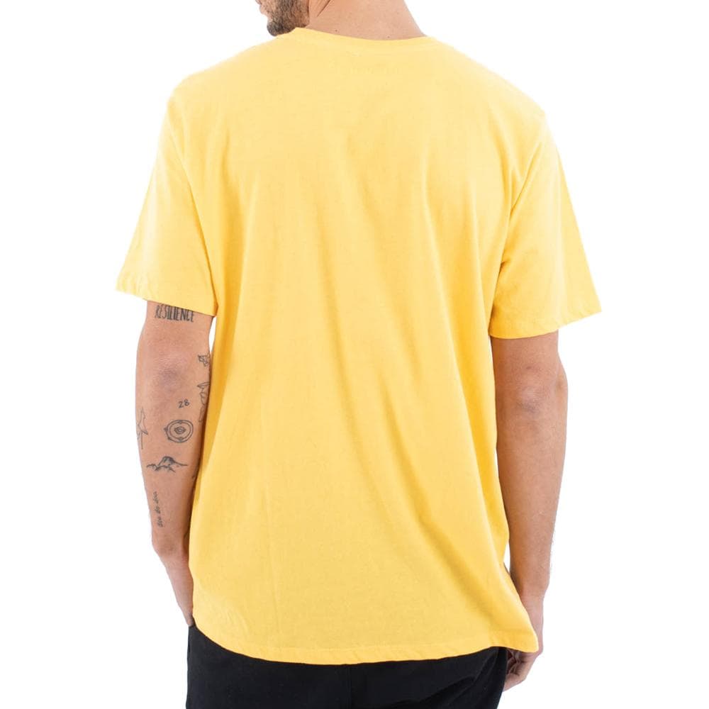 T-shirt Jaune Homme Hurley Rolling Hills 2