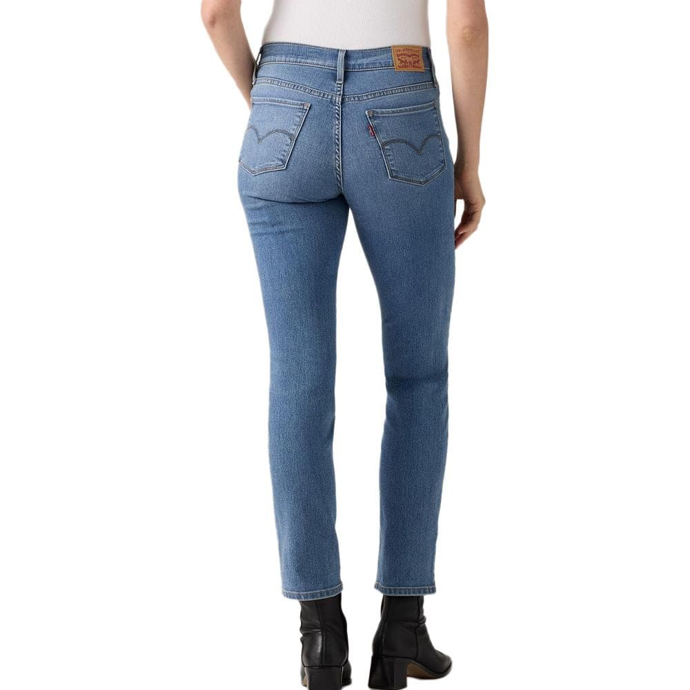 Jean 724 Bleu Femme Levi's Shaping Slim Med Indigo 2