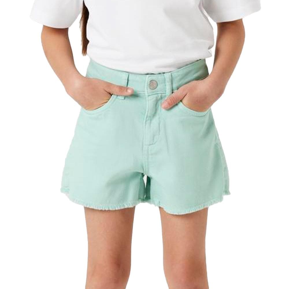 Short en Jean Vert Menthe Fille Name it Twi 1