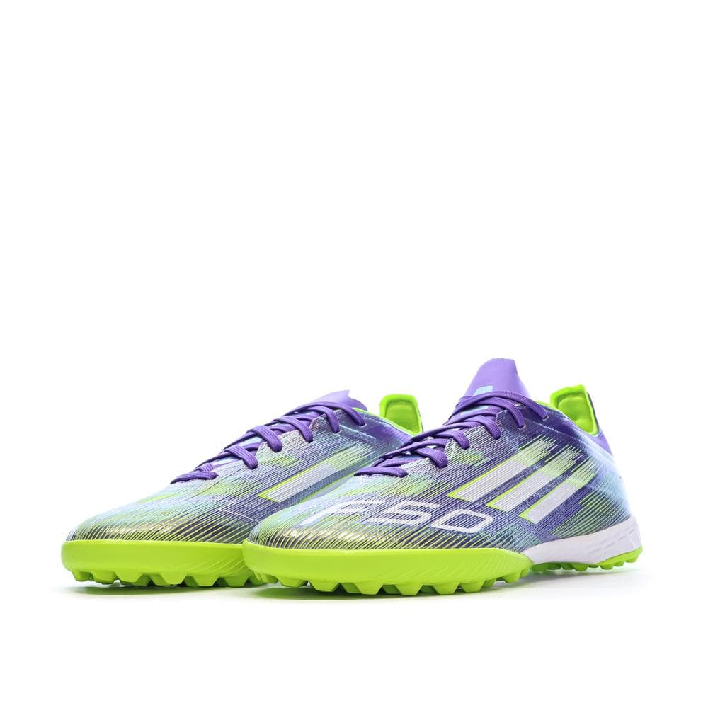 Chaussures de Foot Violet/Jaune Adidas F50 Pro TF 6