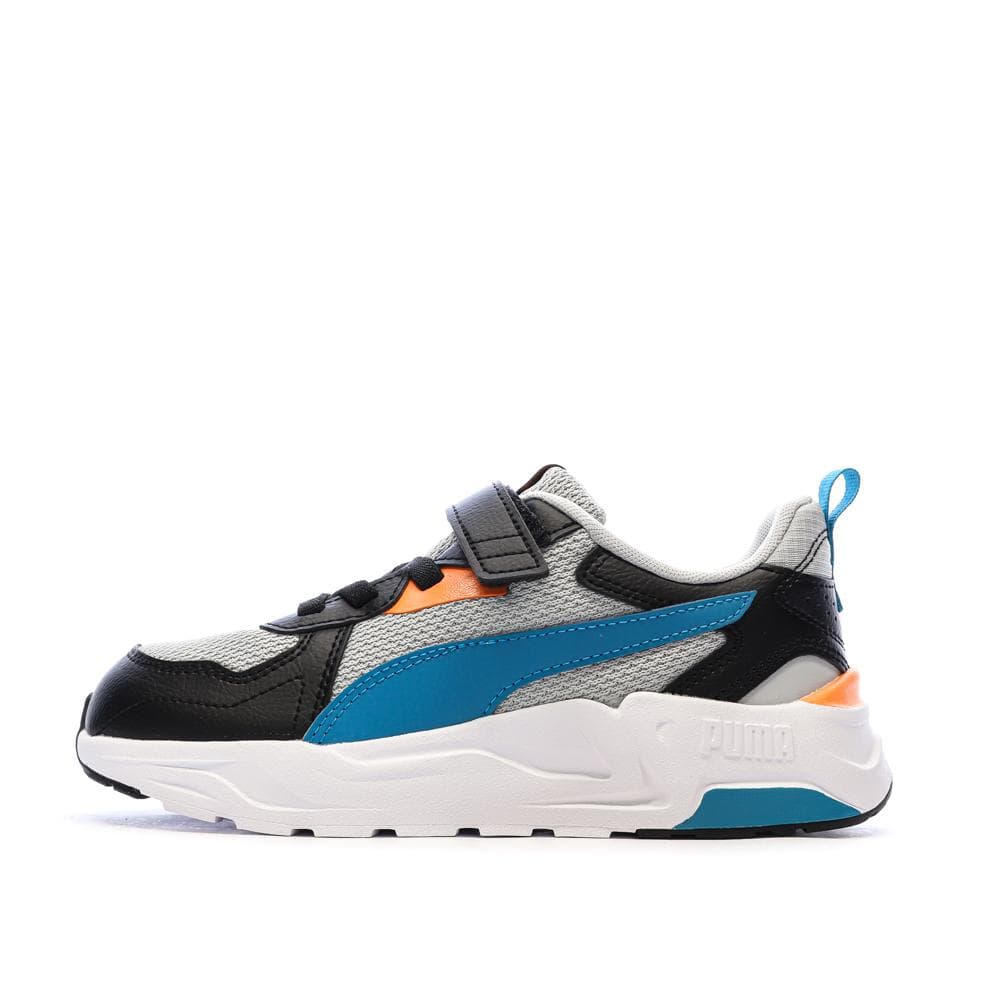 Baskets Grises/Bleu/Noires Garçon Puma Trinity Lite 1