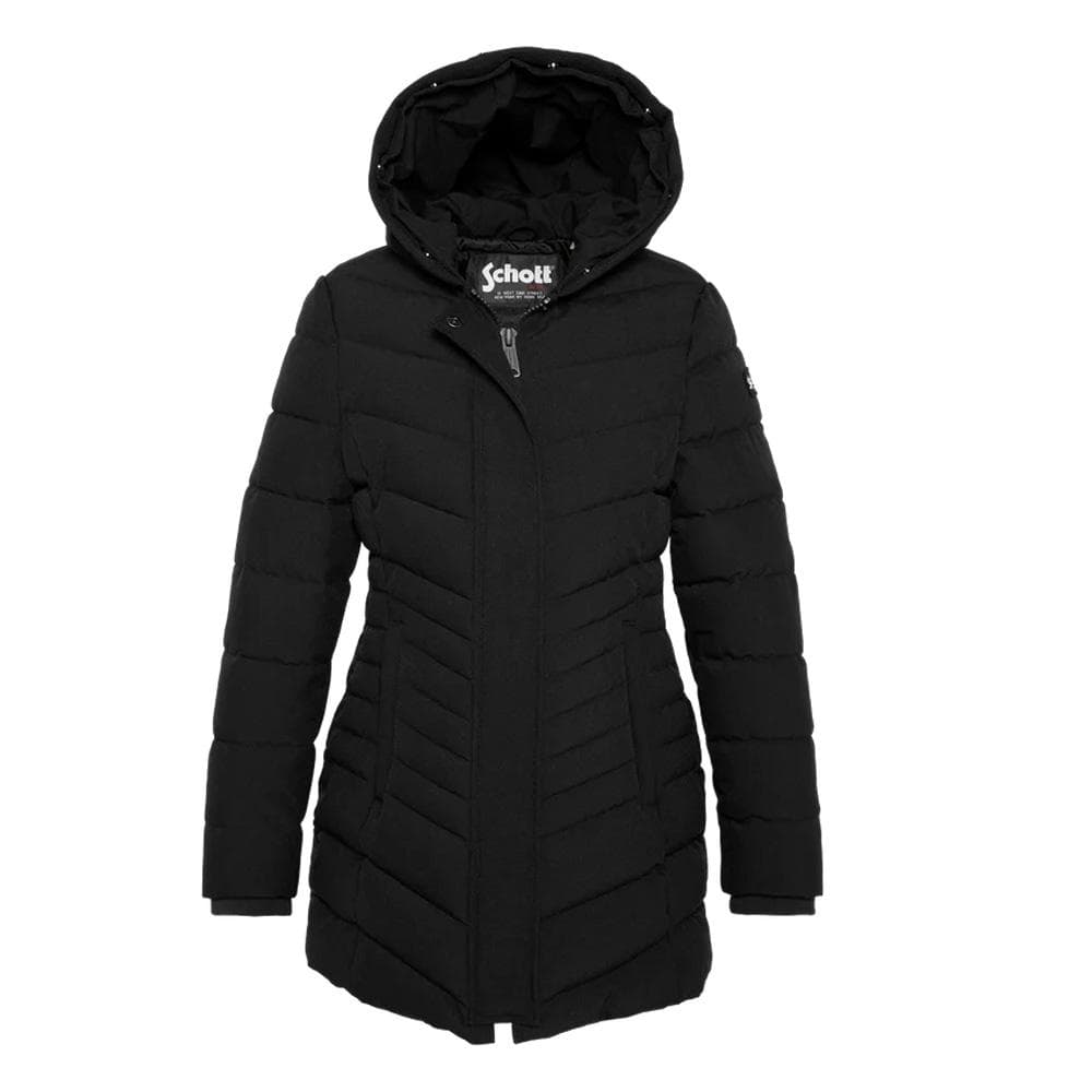 Parka Longue Noir Femme Schott GARDENAW 4
