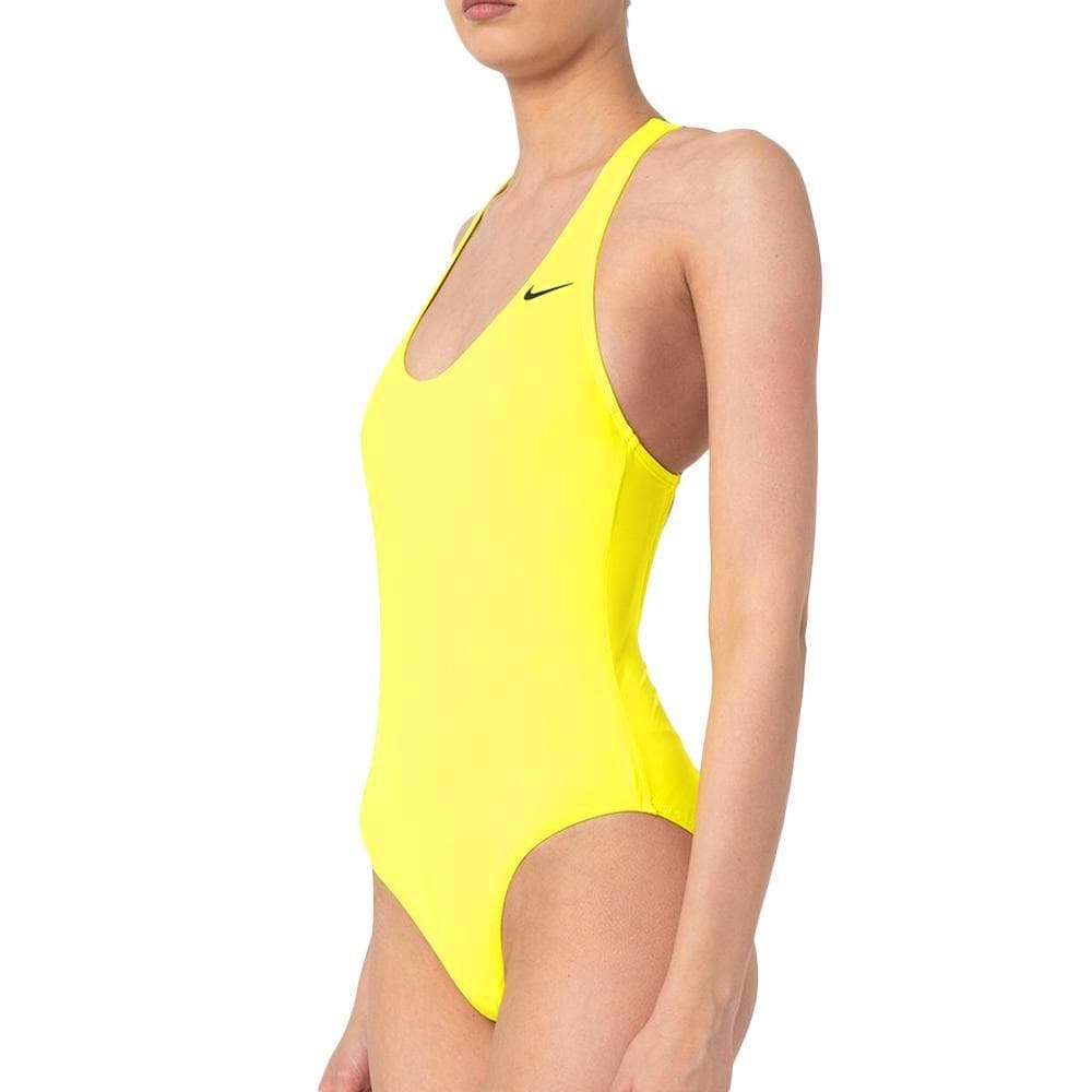 Maillot de bain 1 pièce Jaune Femme Nike Crossback 1
