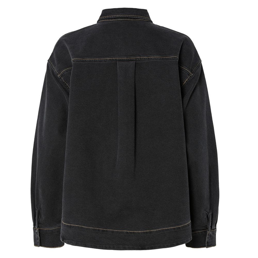 Veste en Jean Bleu/Brut Femme Pieces Pcmathea Curved Denim 2