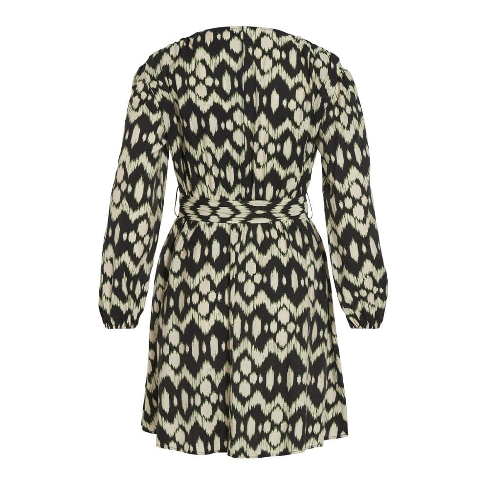 Robe Noire/Beige/Vert Femme Vila Kallila 2