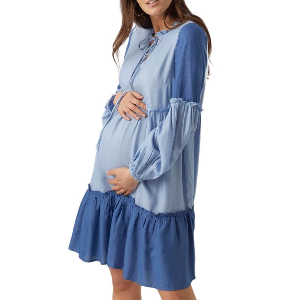 Robe Marine Femme mamalicious Mlzigga 1