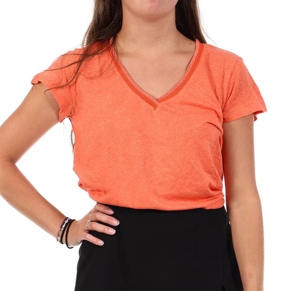 T-Shirt Corail Femme Freeman t. porter Ribbon 1