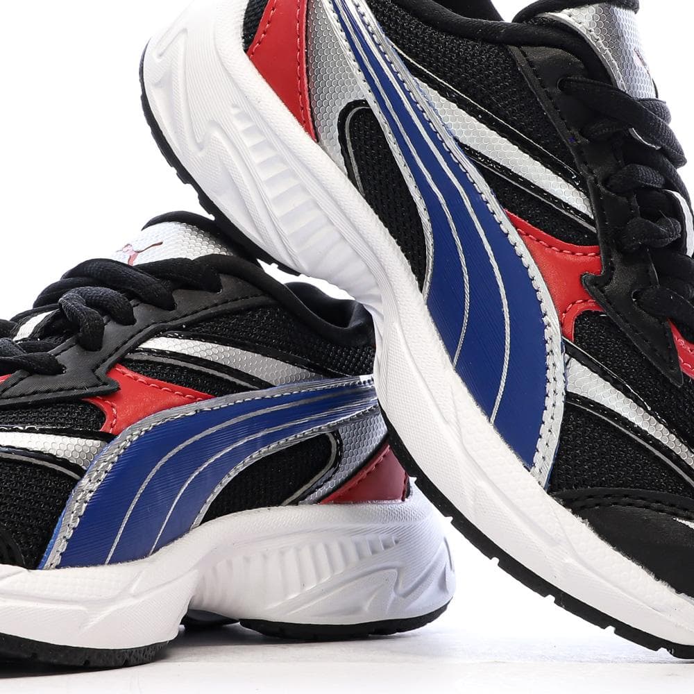 Baskets Noir/Rouge Garçon Puma Morphic Techie 7