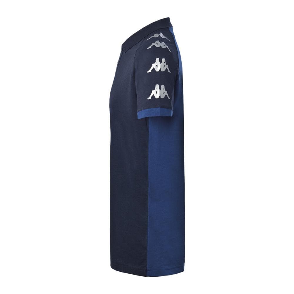 Polo Bleu Marine Homme Kappa Caldes 3